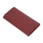 Roots - Femme Grand Portefeuille Pochette avec Chéquier Amovible - Rouge-1 poche à soufflet