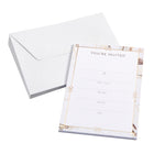 Mara-Mi - Invitations - 5 x 7 - Marbre - Paquet de 20-20 cartes muettes, 20 enveloppes