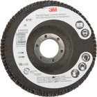 3M - Disques À Lamelles 577F, 4-1/2po x 7/8po, Type 29, Grain 60, Zirconium, paquet de 12-Matériau abrasif Zirconium