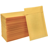 SUM - Enveloppe à bulles premium - #000 - 4 po x 8 po - Kraft - Paquet de 500-L'envoi à bulles est utilisé pour une protection supplémentaire pendant l'expédition
