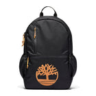 Timberland - Sac à dos à grand logo Calverton - Noir/Blé-Noir et blé. Coquille 1 : 52 % polyester recyclé et 48 % polyester. Coquille 2 : 100 % polyester. Doublure : 100 % polyester recyclé.