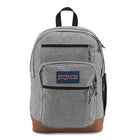 Jansport - Sac à dos Cool Student, motif Grey Letterman Poly-Bretelles ergonomiques en S et panneau arrière entièrement rembourré assurant confort et soutien durant vos trajets