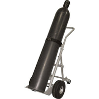 Diable à 4 roues pour bombonne cylindrique unique, MK817-Dimensions : 19 long. x 21 larg. x 47 haut. (po)