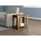 Safdie & Co. 24L Table D’Appoint - Bois Brun Récupéré 1 Tiroir 1 Étagère-Cette table d'appoint offre une grande espace de surface pour les boissons, les collations ou un mini ordinateur portable.