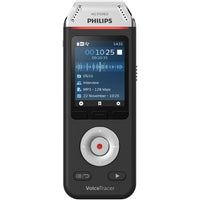 Philips - Enregistreur audio VoiceTracer DVT2110-Enregistreur audio noir, memoire flash de 8 Go, duree d'enregistrement : Stereo LP : 2147 heures (MP3), stereo SP : 536 heures (MP3), stereo MP3 : 268 heures (MP3), stereo MP3 : 178 heures (MP3), stereo MP3 : 134 heures (MP3), stereo MP3 : 89 heures (MP3), stereo MP3 : 67 heures (MP3), stereo MP3 : 53 heures (MP3), PCM : 24 heures (PCM/WAV), PCM : 12 heures (PCM/WAV), PCM : 11 heures (PCM/WAV)