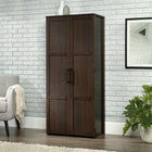 Sauder - HomePlus Armoire de rangement - Dakota Oak-Quatre étagères fixes pour livres, couvertures, produits de nettoyage et plus encore