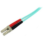 StarTech.com ? Câble fibre optique OM4 duplex multimode, 100 Go, 50/125, LSZH, LC/LC, 11 pi (450FBLCLC5)-Rétrocompatible avec votre équipement 50/125 existant