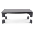 Support de moniteur réglable Allsop Hi-Lo - Noir-Le design moderne complète les intérieurs et les espaces de bureau