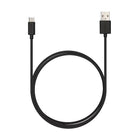 Veho - Câble de charge et de synchronisation Pebble USB-A vers USB-C de 1 m/3.3 pi - Noir-Dispose d'une fini caoutchouté doux Taction pour une durabilité parfaite pour les utilisateurs professionnels, étudiants et utilisation générale.