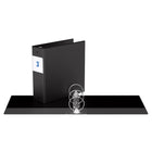 Davis Group Super économie, Reliure à anneaux ronds 3 po, paquet de 6 –Noir-2 po