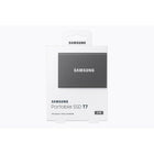 Samsung - T7 2To USB 3.2 Gen. 2 Disque SSD Portatif - Gris-Compatible avec les PC, les Mac, les appareils Android, les consoles de jeu, etc.