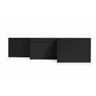 Gry Mattr - Étagère À Trois Niveaux Parsons - Noire-Environ 43 lb par tablette