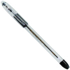 Pentel - Stylos à bille R.S.V.P. - 1,0 mm - noir - paquet de 12-Capuchon bien serré pour prévenir l'assèchement