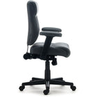 Staples – Fauteuil fonctionnel Luxura Tillcott, gris-Dimensions globales : 34,5 à 41,3 haut. x 27,1 larg. x 26,1 prof. (po)