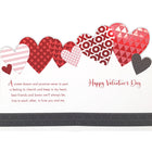 Rosedale Gold - Cartes de souhaits/Enveloppes - Joyeuse St-Valentin Amour - 5-1/2 po x 8 po - paquet de 6-Avec fini scintillant et métallique