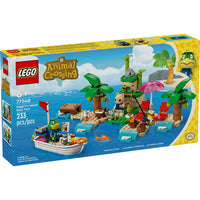 LEGO - La croisière d'Amiral - 233 Pièces-Jouet inspiré du jeu vidéo – Le jouet LEGO Animal Crossing La croisière d’Amiral transporte les filles et les garçons de 6 ans et plus dans une scène de la série de jeux vidéo pour un jeu de rôle d’exploration d’une île avec Mathéo