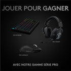 Souris de jeu Logitech PRO X 910-005878 à 5 boutons et 1 molette, sans fil, capteur optique 25 400 ppp - Noire-Connexion sans fil