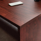 Sauder 59"W La Collection Affirm Bureau - Finition Classic Cherry-  Pieds niveleurs réglables pour une ergonomie et une configurabilité optimales