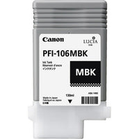 Canon – Réservoir d'encre noir mat PFI-106 (130 ml) pour IPF6300 / 6300S /6400 / 6400S / 6400SE / 6450-Noir