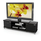 Sonax – Support très large de 70,75 po pour téléviseur et composants, de la collection Holland, noir Ravenwood-Options de rangement généreux pour des composants de toutes les tailles