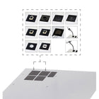 Urbann Lutrin K1 avec roulettes - aluminium - gris clair-Garantie de 2 ans