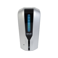 Hands Off Distributeur Automatique (Distributeur sans contact de désinfectant/savon) 1200 ml - Argent élégant - Lot de 15-25 x 20 x 13