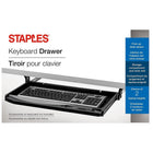 Staples - Tiroir à clavier pour dessous de bureau-Libérez de l'espace sur votre bureau