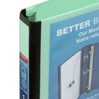 Staples - Reliure Better Binder - 1 po - menthe-Pochette verticale intérieure non collante pour garder les feuilles en place