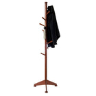 Winsome – Portemanteau Lily, fini noyer (94570)-Dimensions : 21,46 (larg.) x 18,90 (prof.) x 70,30 po (haut.)