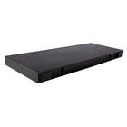 Kiera Grace - Tablette flottante Stockholm Aberg avec lumière à DEL - noir, 24 po, fini mat-Présentoir: placez des objets décoratifs, des souvenirs, des bijoux, des récompenses, des livres sur une étagère flottante moderne et fonctionnelle. rehaussez votre décor et remplissez l'espace au-dessus d'un bureau, d'une cheminée, d'une entrée ou entre les fenêtres