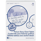 Pacon Chart Tablette Picture Story 24" x 32" Blanc, Paquet de 2-1 1/2" ligné, papier bond au sulfite blanc