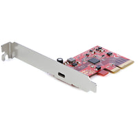 StarTech - Carte PCIe 1 port USB 3.2 Gen 2x2-Hautes performances: ajoutez 1 port usb-c superspeed 20 gb/s à votre ordinateur de bureau grâce à cette carte pcie usb 3.2 gen 2x2. la carte d'extension fournit jusqu'à 15 w (5 v @ 3 a) pour alimenter et recharger des périphériques