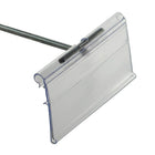 Azar Displays – Porte-étiquettes à retourner et balayer, 1,5 x 3 po, 50/paquet (700843)-1 1/2 haut. x 3 larg. (po)