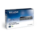 TP-LINK – Commutateur Easy Smart Gigabit 24 ports (TL-SG1024DE)-24 ports 10/100/1000Mbps permettant des transferts de fichiers volumineux rapides