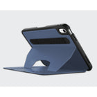 Étui folio magnétique Zugu pour iPad 10e génération 10,9 pouces (2022) et iPad A16 11e génération (2025) - Bleu (ardoise)-Cuir synthetique mat externe de haute qualite