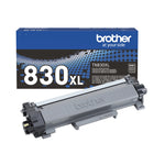 Brother - authentique TN830XL Cartouche de toner noir à haut rendement-Compatibilité assurée. La seule marque de toner recommandée pour les imprimantes et les appareils multifonctions monochromes de Brother. Cette cartouche de toner à haut rendement produit environ 3 000 pages