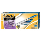 BIC® - Stylos à bille Cristal®, 1,0 mm, bleu, paq./12-Le stylo Stic classique