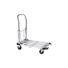 Chariot à plateforme Kleton repliable, 300 lb lb-L’armature en aluminium interverrouillable est présente deux longueurs de plateforme possibles : 16 x 20 po OU 16 x 28 po