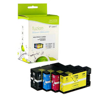 fuzion - Canon PGI1200XL (PGI-1200XL) Cartouche D'Encre Compatible - Haut Rendement - Noir/Cyan/Magenta/Jaune, Paquet de 4-Couleur d'encre: Noir, Cyan, Magenta, Jaune