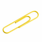 JAM PAPER - Trombone Geant Colore 2", Jaune, 2 Paquets de 75-Ces trombones colores sont parfaits pour organiser des papiers à la maison, à l'ecole ou au bureau