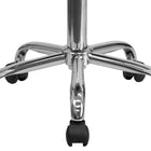 Flash Furniture – Tabouret brillant avec siège de type tracteur, 25,75 po, jaune-orange (LF214AORANYELL)-Siège pivotant