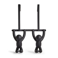 Umbra - Crochet double par dessus la porte Buddy, noir-Se pose sur le dessus d’une porte