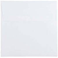 JAM Paper Enveloppes, 5,5 x 5,5 (po), blanches, 250/paquet-Enveloppes carrées en papier blanc ordinaire