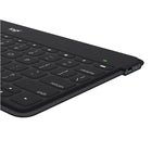 Logitech - Clavier Keys-To-Go Bluetooth pour iPhone, iPad et Apple TV - Noir-Le joint d’étanchéité protège ce clavier des miettes, des éclaboussures et de presque tout autre chose que vous (ou vos enfants) pourriez renverser dessus et se nettoie en quelques secondes.