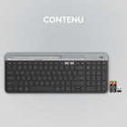 Logitech - K585 Clavier fin sans fil multi-appareils - Graphite-Garantie limitée d'un an du fabricant