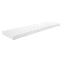 Kiera Grace - Tablette flottante Stockholm Aberg avec lumière à DEL - blanc, 36 po, fini mat-Mesure: l'étagère flottante blanche mesure 9,25 "L x 35,4" L x 1,5 "H et peut contenir jusqu'à 10 livres de luminaires décoratifs