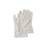 Zenith Safety - Gants De Qualité Standard, Grand, Paume En Cuir De Vache Refendu, paquet de 24-Matériau du poignet Cuir