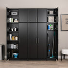 Prepac - Placard de rangement Elite de 32 po, noir (BES-3264)-Fini d'un laminé noir résistant