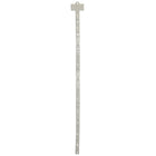Eddie's - Bandes de marchandisage avec broche à pousser 12 - 30.5" H x 3/4" L - Plastique - Blanc - Paquet de 50 (200004-50)-Bandes de merchandising