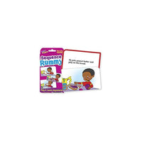 Trend Enterprises Challenge Sequence Rami Cards, Grades PreK - 3-Les cartes d'histoire en 3 parties renforcent la fluidité de la parole et de la lecture et les compétences de séquençage avec les activités quotidiennes.